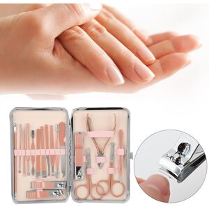 Unbranded 18pcs/set Stainless Steel Manicure Pedicure Nail Clipper Set Nail Grooming K Tou Unbranded 18pcs/set Stainless Steel Manicure Pedicure Nail Clipper Set Nail Grooming K Tou