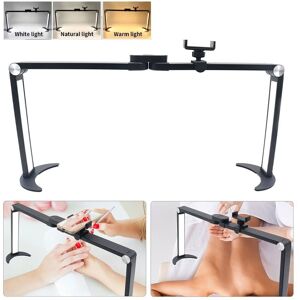Wib Led Nail Art Lamp Foldable Desk Manicure Dimmable Fill Light With Phone Holder Wib Led Nail Art Lamp Foldable Desk Manicure Dimmable Fill Light With Phone Holder