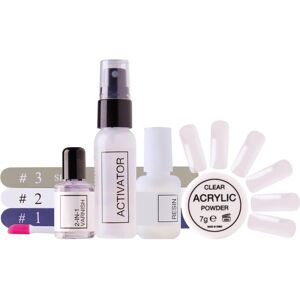 Rio Quick Dip Acrylic Nail Extensions Complete Kit, Long Lasting Wear, Natural Rio Quick Dip Acrylic Nail Extensions Complete Kit, Long Lasting Wear, Natural