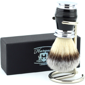 Haryali London Pure Sliver Tip Badger Hair Men Shaving Brush With Stainless Stand Shave Kit Set Haryali London Pure Sliver Tip Badger Hair Men Shaving Brush With Stainless Stand Shave Kit Set