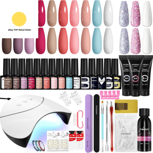 Does Not Apply Gel Nail Polish Set With 36w U V Lamp Starter Kit, Gel Nails Kit With Does Not Apply Gel Nail Polish Set With 36w U V Lamp Starter Kit, Gel Nails Kit With