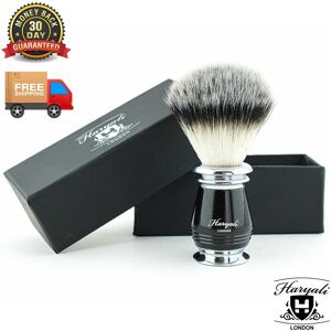 Haryali London High Quality Synthetic Shaving Brush In Black Handle Bristles Beard Shave Haryali London High Quality Synthetic Shaving Brush In Black Handle Bristles Beard Shave