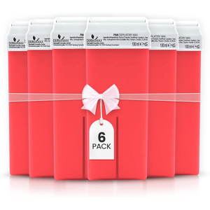 Does Not Apply 6x100ml Rose Roll-On Wax Roller-Wax Cartridge Refill Set - Waxing Application Wi Does Not Apply 6x100ml Rose Roll-On Wax Roller-Wax Cartridge Refill Set - Waxing Application Wi