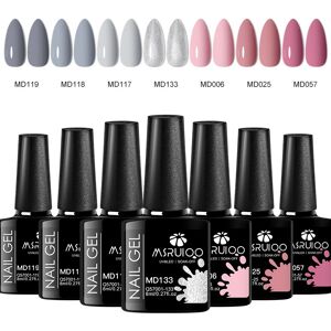 Does Not Apply 7 Pieces Set Pink Nude Gel Nail Polish Colorful Gel Laser Glitter Does Not Apply 7 Pieces Set Pink Nude Gel Nail Polish Colorful Gel Laser Glitter