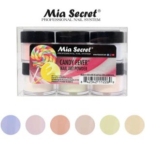 Mia Secret - 6 Colors Set - Candy Fever (Pl400-Ve Mix-6) Nail Art Powder Mia Secret - 6 Colors Set - Candy Fever (Pl400-Ve Mix-6) Nail Art Powder