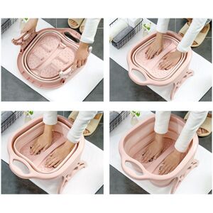 Care+ Foot Soaking Bath Basin Foldable Portable Roller Design Spa Massage Bucket For Care+ Foot Soaking Bath Basin Foldable Portable Roller Design Spa Massage Bucket For