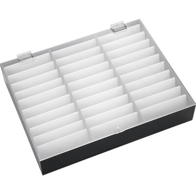 Care+ (Black)Nail Art Decoration Container Empty Nail Tips Storage Box Fake Nail Sg Care+ (Black)Nail Art Decoration Container Empty Nail Tips Storage Box Fake Nail Sg