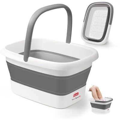 Deanic Foot Spa, Foot Bath With Massager, Collapsible Pedicure Bowl With Carry Deanic Foot Spa, Foot Bath With Massager, Collapsible Pedicure Bowl With Carry