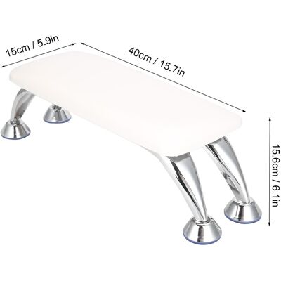 Care+ Detachable Nail Art Hand Pillow With Stainless Steel Support For Nail Salon Care+ Detachable Nail Art Hand Pillow With Stainless Steel Support For Nail Salon