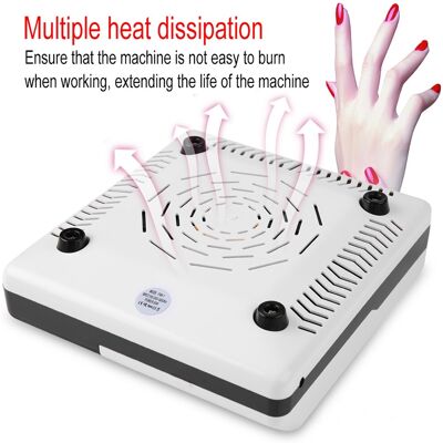Care+ (White)60w 2-In-1 Strong Power Nail Art Dust Suction Collector Manicure Vac Tu Care+ (White)60w 2-In-1 Strong Power Nail Art Dust Suction Collector Manicure Vac Tu