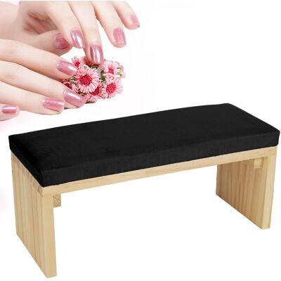 Unbranded ˘ Nail Art Hand Pillow Mat Soft Pu Leather Wooden Stand Arm Rest Cushion For Unbranded ˘ Nail Art Hand Pillow Mat Soft Pu Leather Wooden Stand Arm Rest Cushion For