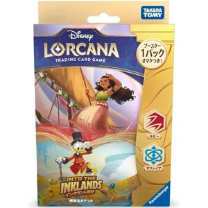 Disney Lorcana Ruby Sapphire Into The Inkland Starter Deck Japanese Ver. Tcg Disney Lorcana Ruby Sapphire Into The Inkland Starter Deck Japanese Ver. Tcg