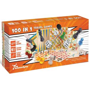 Science4you 100 In 1 Travel Games - Travel Size 100 Family Board Games For Kids Science4you 100 In 1 Travel Games - Travel Size 100 Family Board Games For Kids