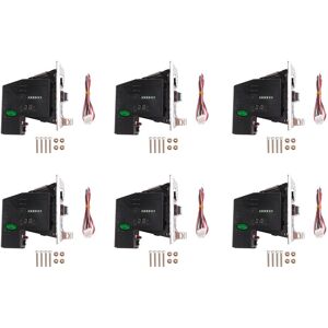 6x Multi Coin Acceptor For Mechanism Vending Machine Mech Arcade5747 6x Multi Coin Acceptor For Mechanism Vending Machine Mech Arcade5747