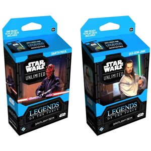 Fantasy Flight Publishing Star Wars Unlimited Tcg - Legends Of The Force Spotlight Deck Qui-Gon Jinn & Dar Fantasy Flight Publishing Star Wars Unlimited Tcg - Legends Of The Force Spotlight Deck Qui-Gon Jinn & Dar