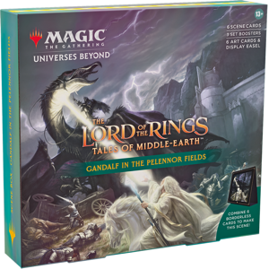 Magic Lord Of The Rings Holiday Scene Box - Gandalf In The Pelennor Fields Magic Lord Of The Rings Holiday Scene Box - Gandalf In The Pelennor Fields