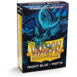 Dragon Shield Shuffle Feel Matte Night Blue Japanese Sleeves Box Of 60 Pieces Dragon Shield Shuffle Feel Matte Night Blue Japanese Sleeves Box Of 60 Pieces