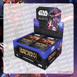 Shadows Of The Galaxy Booster Box (24 Packs) - Sealed - Star Wars Unlimited Swu Shadows Of The Galaxy Booster Box (24 Packs) - Sealed - Star Wars Unlimited Swu