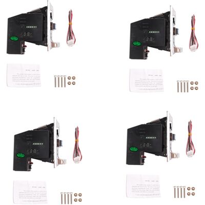 4x Multi Coin Acceptor For Mechanism Vending Machine Mech Arcade8520 4x Multi Coin Acceptor For Mechanism Vending Machine Mech Arcade8520
