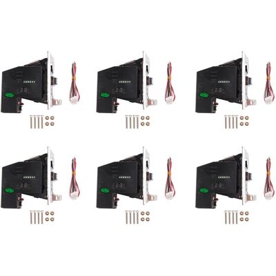 6x Multi Coin Acceptor For Mechanism Vending Machine Mech Arcade5241 6x Multi Coin Acceptor For Mechanism Vending Machine Mech Arcade5241