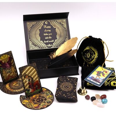 Ancient Wisdom Gold Foil Tarot Cards Let The Magic Begin Gift Set Guidebook Divination Deck Ancient Wisdom Gold Foil Tarot Cards Let The Magic Begin Gift Set Guidebook Divination Deck
