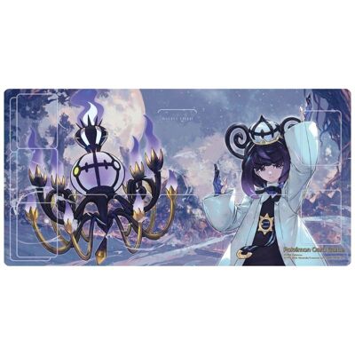 Pokemon Center Original Rubber Playmat Muk & Mega Chandelure Japan Official Pokemon Center Original Rubber Playmat Muk & Mega Chandelure Japan Official