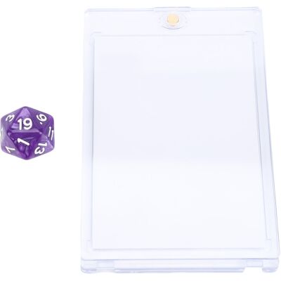 Pu Leather Magnetic Card Storage Organizer Case With Dice Drawer Fits 100 Cards Pu Leather Magnetic Card Storage Organizer Case With Dice Drawer Fits 100 Cards