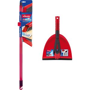 Vileda 160496 Duactiva 2-In-1 Anti-Dust Broom Plus 2in1 Dustpan And Brush Set Vileda 160496 Duactiva 2-In-1 Anti-Dust Broom Plus 2in1 Dustpan And Brush Set