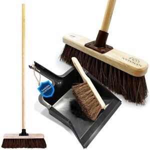 Garden Broom And Dustpan And Brush Sets For Garden And Outdoor Cleaning, Leaf Co Garden Broom And Dustpan And Brush Sets For Garden And Outdoor Cleaning, Leaf Co