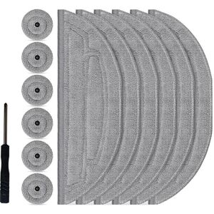 Sodial 3x(Mop Pads For S8 Maxv Ultra / S8 Max Ultra Robot Vacuum Cleaner8030 Sodial 3x(Mop Pads For S8 Maxv Ultra / S8 Max Ultra Robot Vacuum Cleaner8030