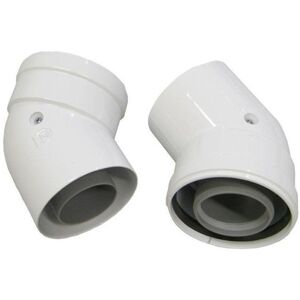 Ariston 45 Degree Flue Bends X 2 3318076 Ariston 45 Degree Flue Bends X 2 3318076