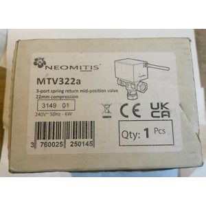 Neomitis Mtv322a 3 Port 22mm Mid Position Motorised Valve Neomitis Mtv322a 3 Port 22mm Mid Position Motorised Valve