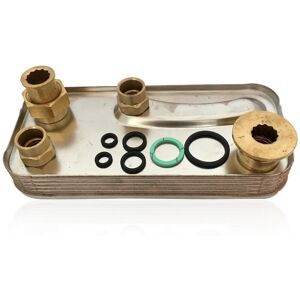 Bosch Worcester 24cdi Plate Heat Exchanger 87161429000 New Type With Seal Kit 16 Plate Bosch Worcester 24cdi Plate Heat Exchanger 87161429000 New Type With Seal Kit 16 Plate