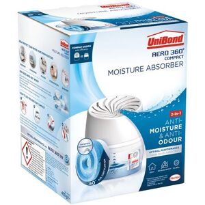 Unibond Aero 360 Compact Moisture Absorber - Pack Of 2 Unibond Aero 360 Compact Moisture Absorber - Pack Of 2