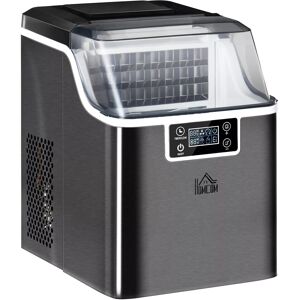 Homcom Counter Top Ice Maker Machine With Adjustable Cube Size Scoop Black New Homcom Counter Top Ice Maker Machine With Adjustable Cube Size Scoop Black New