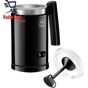 Melitta Cremio Ii Black Milk Frother Whisk Lid Hot & Cold Temp Control Black New Melitta Cremio Ii Black Milk Frother Whisk Lid Hot & Cold Temp Control Black New