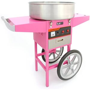 Kukoo Cotton Candy Floss Machine & Portable Cart Electric Retro Kukoo Cotton Candy Floss Machine & Portable Cart Electric Retro