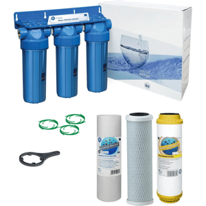 Aquafilter 3 Stage 10\" Water Purifier And Softening Filter Kit 3/4\" (Fcps5, Fccb Aquafilter 3 Stage 10\" Water Purifier And Softening Filter Kit 3/4\" (Fcps5, Fccb