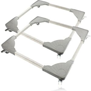 Spares2go 2 X Universal Refrigerator Appliance Wheel Adjustable Trolley Roller Extendable Spares2go 2 X Universal Refrigerator Appliance Wheel Adjustable Trolley Roller Extendable