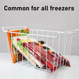 19.1x9.6x7.9in 2pcs Refrigerator Freezer Baskets Large Household Wire Storag Ou 19.1x9.6x7.9in 2pcs Refrigerator Freezer Baskets Large Household Wire Storag Ou