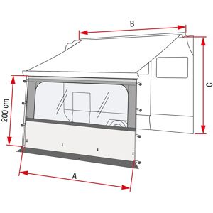 Fiamma Motorhome Blocker Pro 400 Front Panel With Large Crystal Window 07971-06- Fiamma Motorhome Blocker Pro 400 Front Panel With Large Crystal Window 07971-06-