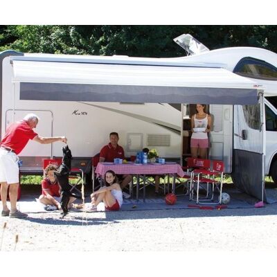 Fiamma Awning F45l Winch Wind Out 450 Polar White Case Royal Grey Fabric Caravan Fiamma Awning F45l Winch Wind Out 450 Polar White Case Royal Grey Fabric Caravan