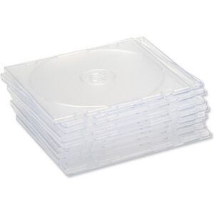 Dragon 50 X Cd Case Clear Slimline Jewel For 1 Disk With Spine Of 5.2 Mm Dragon 50 X Cd Case Clear Slimline Jewel For 1 Disk With Spine Of 5.2 Mm
