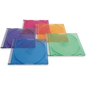 25 X Verbatim Cd Dvd Slim Transparent Holds 1 Disc Assorted Coloured Jewel Case 25 X Verbatim Cd Dvd Slim Transparent Holds 1 Disc Assorted Coloured Jewel Case