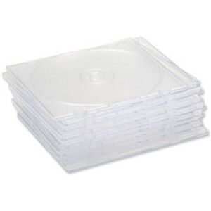 Dragon 100 X Cd Case Slimline Jewel For 1 Disk W125xd5xh124 Mm Clear Case Dragon 100 X Cd Case Slimline Jewel For 1 Disk W125xd5xh124 Mm Clear Case