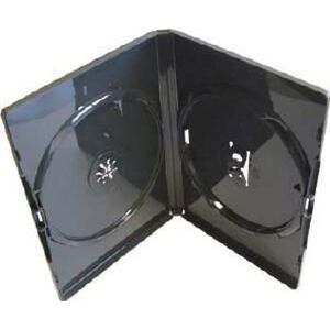 100 X Double Black Amaray Dvd-Cd-Blu-Ray High-Quality Plastic Case For 2 Discs 100 X Double Black Amaray Dvd-Cd-Blu-Ray High-Quality Plastic Case For 2 Discs