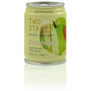 Two Stacks Fruit Drops Apple Brandy Cask Finish Irish Whiskey 100ml Can 100ml Two Stacks Fruit Drops Apple Brandy Cask Finish Irish Whiskey 100ml Can 100ml