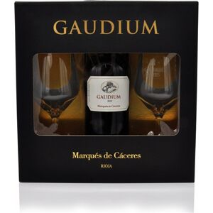 Marques de Caceres Gaudium Rioja 2020 Gift Pack + 2 Wine Glasses 750ml Red Marques de Caceres Gaudium Rioja 2020 Gift Pack + 2 Wine Glasses 750ml Red