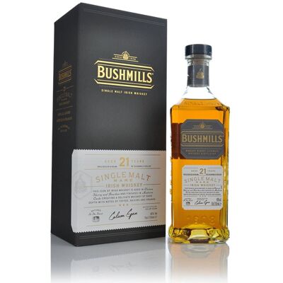 Bushmills 21 Year Old Irish Whiskey - Rare, 700ml Bushmills 21 Year Old Irish Whiskey - Rare, 700ml