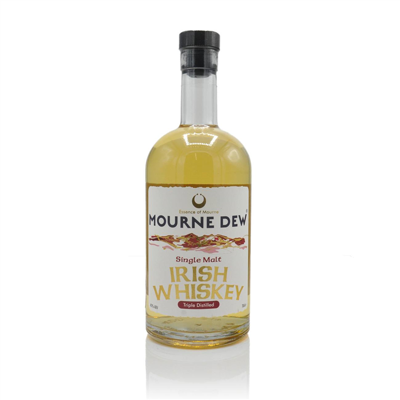 Mourne Dew Distillery Single Malt Irish Whiskey 43% ABV 700ml Mourne Dew Distillery Single Malt Irish Whiskey 43% ABV 700ml